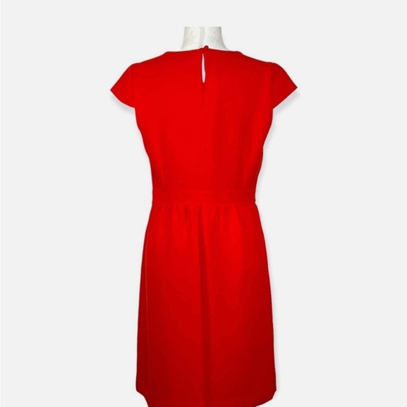 J. Crew Vibrant Red Midi Dress - Picture 3 of 7